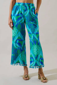 Sugarlips - Blissy Tropical Hanie Flare Pants