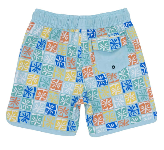 Feather 4 Arrow - Boy's Scallop Edge Boardshort