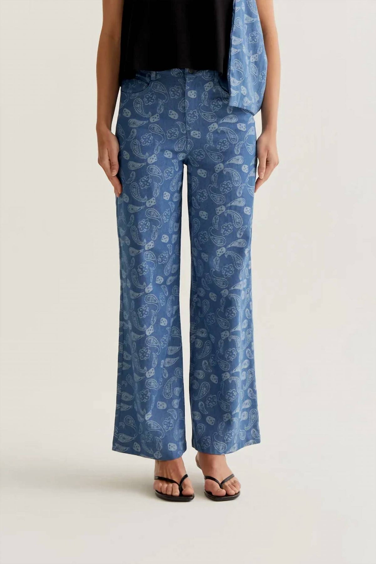 Compania Fantastica - Paisley Print Jeans