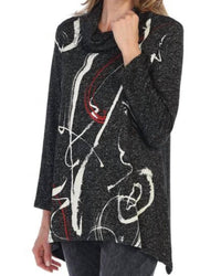 Jess & Jane - Matilda Brushed Knit Cowl Neck Top