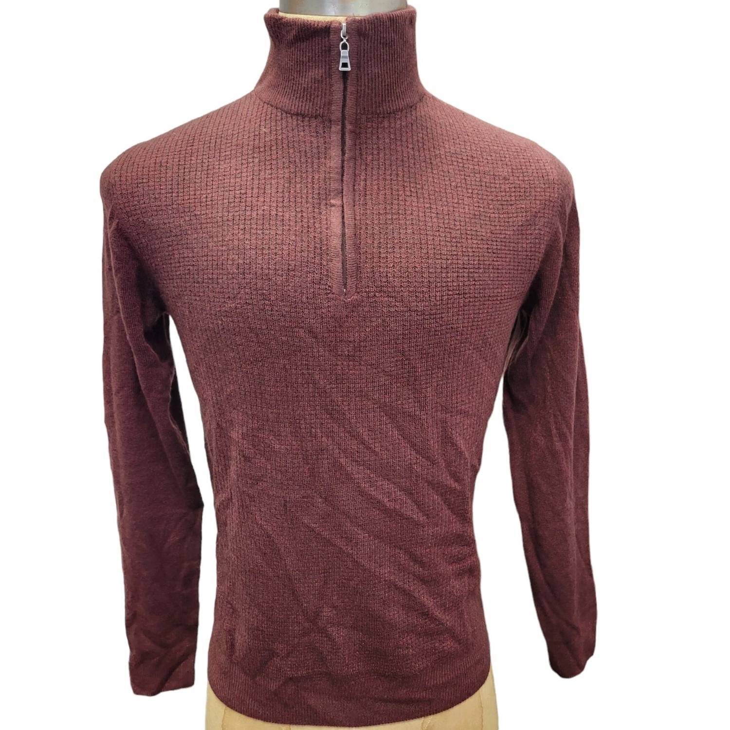 Weatherproof - Men's Henley Acrylic Sweater