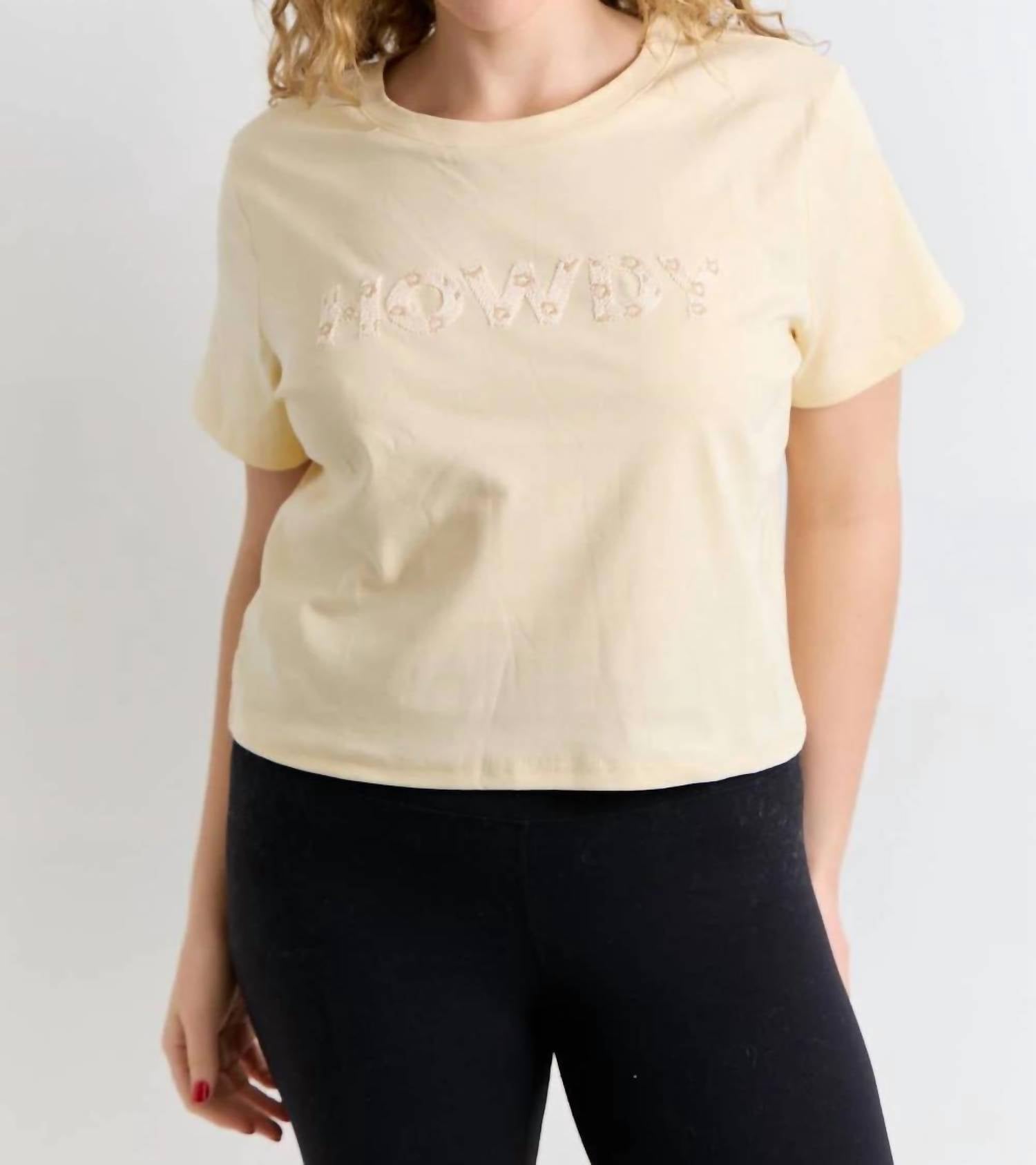 Baevely By Wellmade - Hallie Short Sleeve Top - Plus