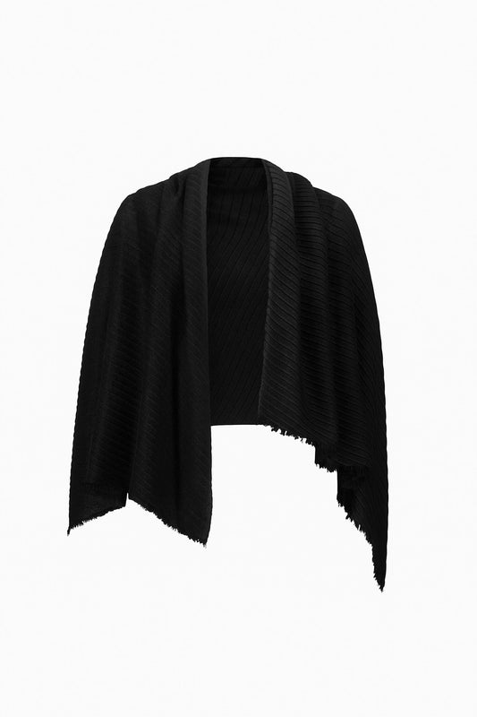 Joseph Ribkoff - Women's Woven Pleated Rectangular Scarf