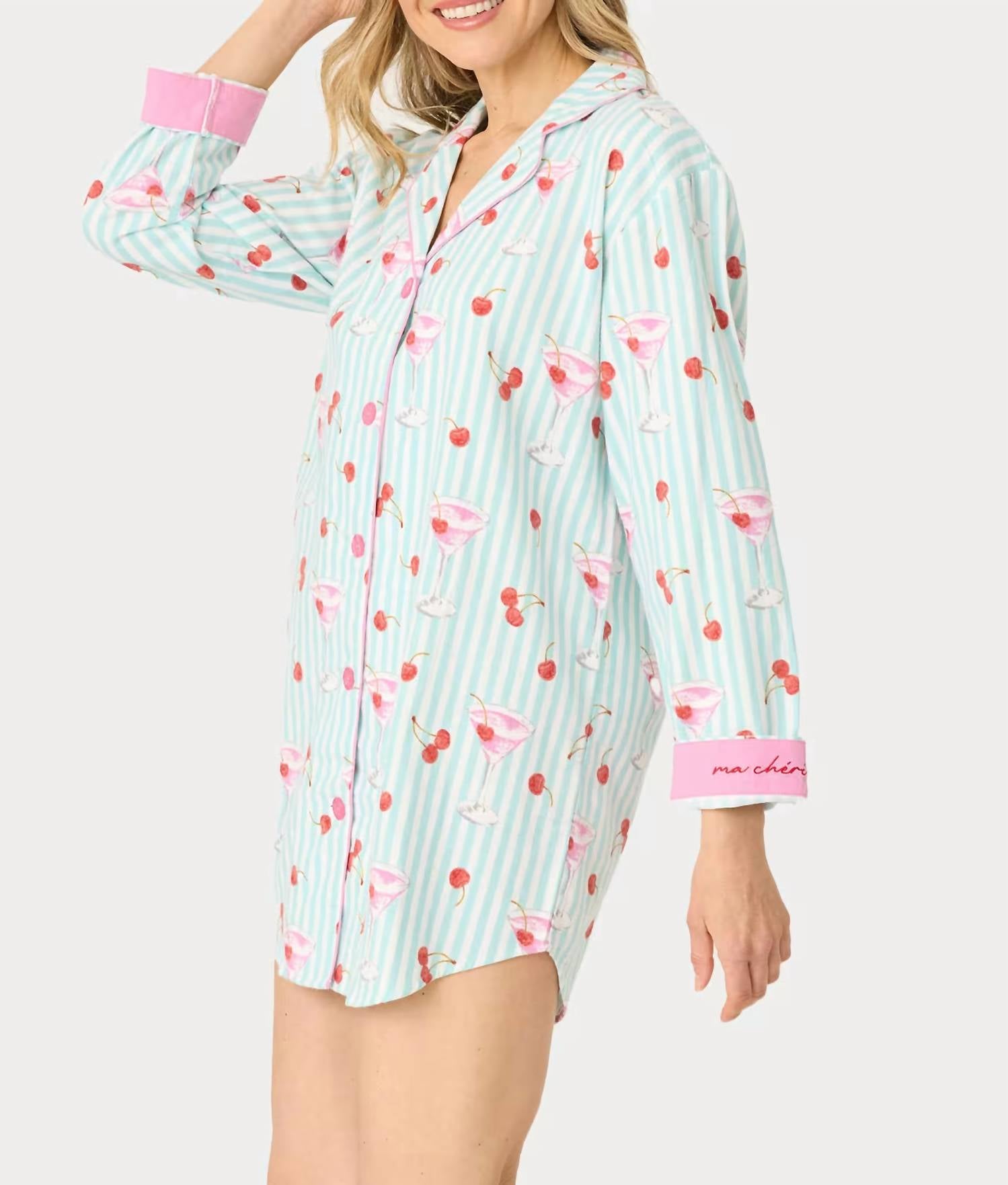 Pj Salvage - Ma Cherie Flannel Night Shirt