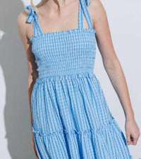 Aaron & Amber - Smocked Maxi Dress