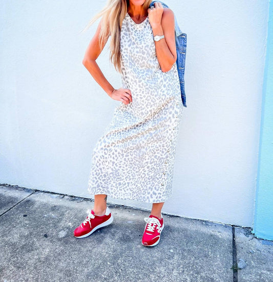 Entro - Wild Side Studded Midi Dress