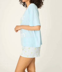 Pj Salvage - Playful Print Feelin Salty Short Sleeve Tee