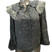 Mii Collection - Women's Long Sleeve Silk Button Up Tunic Shirt