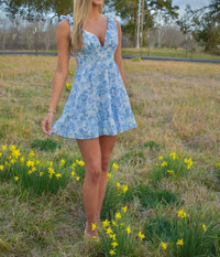 Sky To Moon - Carolina Sky Mini Dress