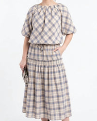 Thml - Plaid Skirt Set