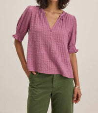 Velvet By Graham & Spencer - Bonita Textured Cotton Top