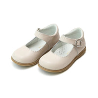 L'Amour - Girl's Chloe Scalloped Mary Jane Shoes - Toddler