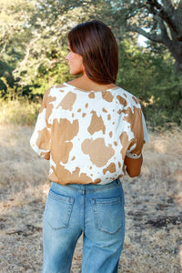 Grace + Emma - Living Better Western Cowgirl Short Sleeve Top