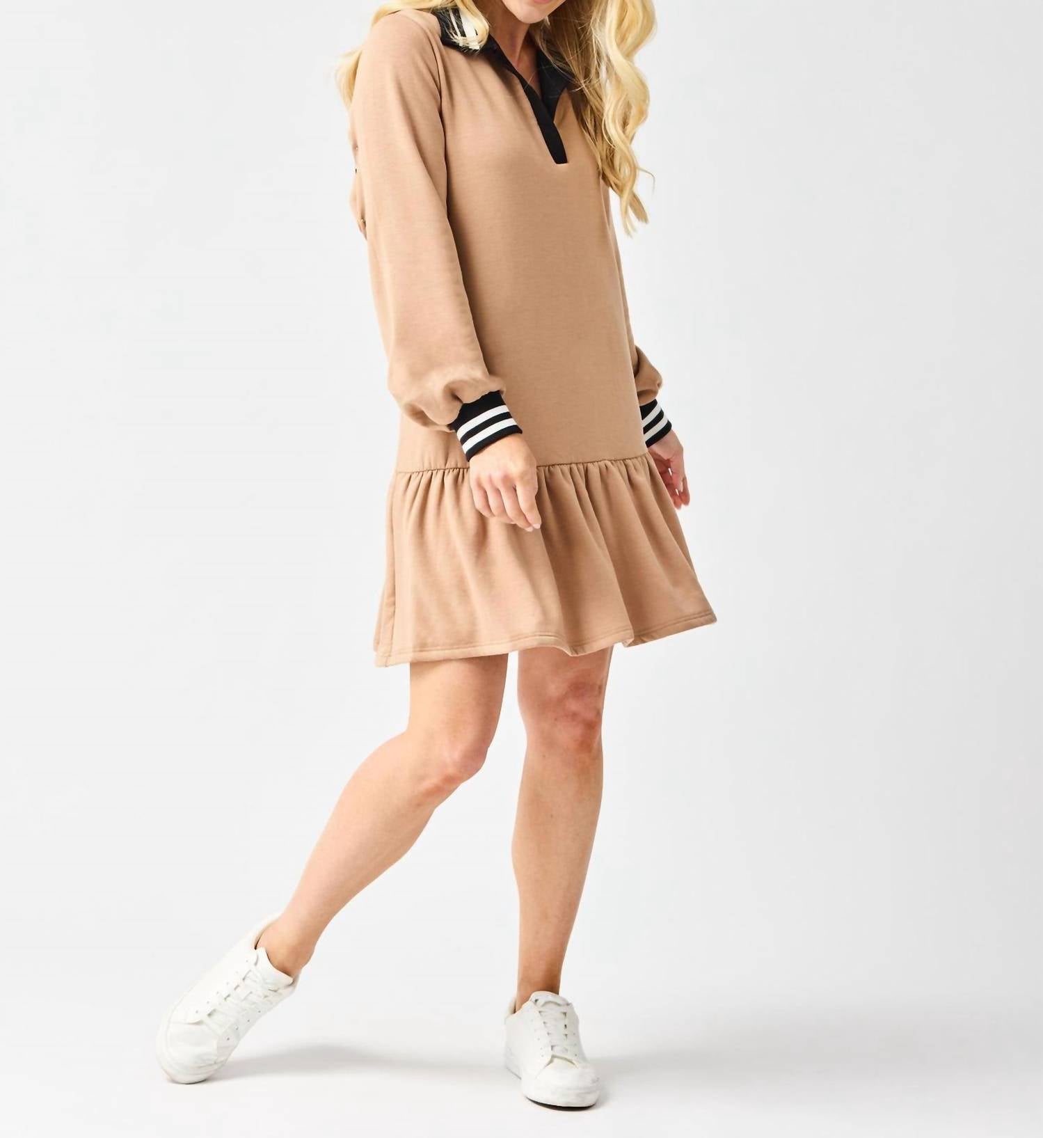 Mary Square - Allison Long Sleeve Mini Dress
