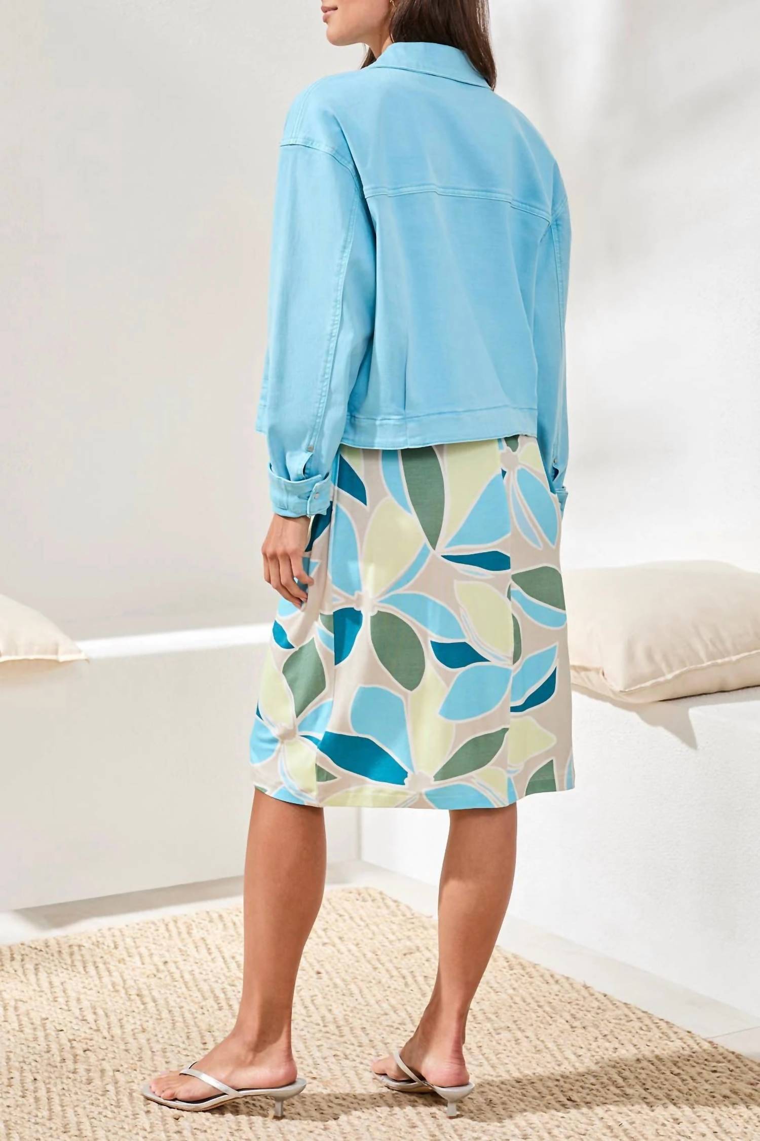 Tribal - Button Front Jacket With Back Pleat