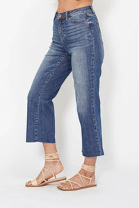 Judy Blue - Women's Kimi Crop Wide Leg Jeans