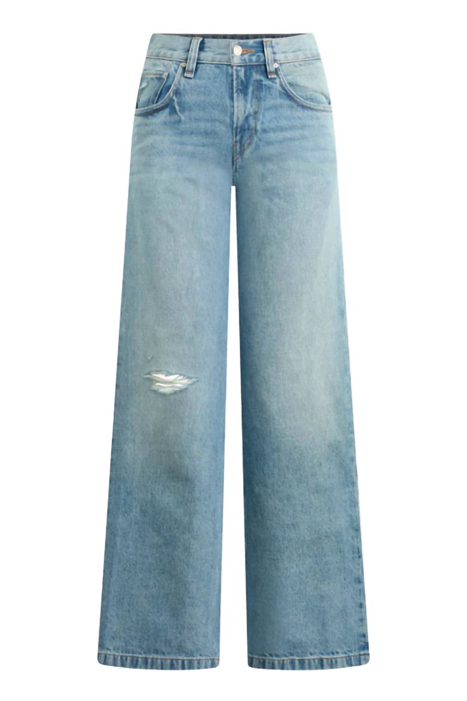 Hudson Rylee Low-Rise Loose Jean in monarch - women's jeans - view 8