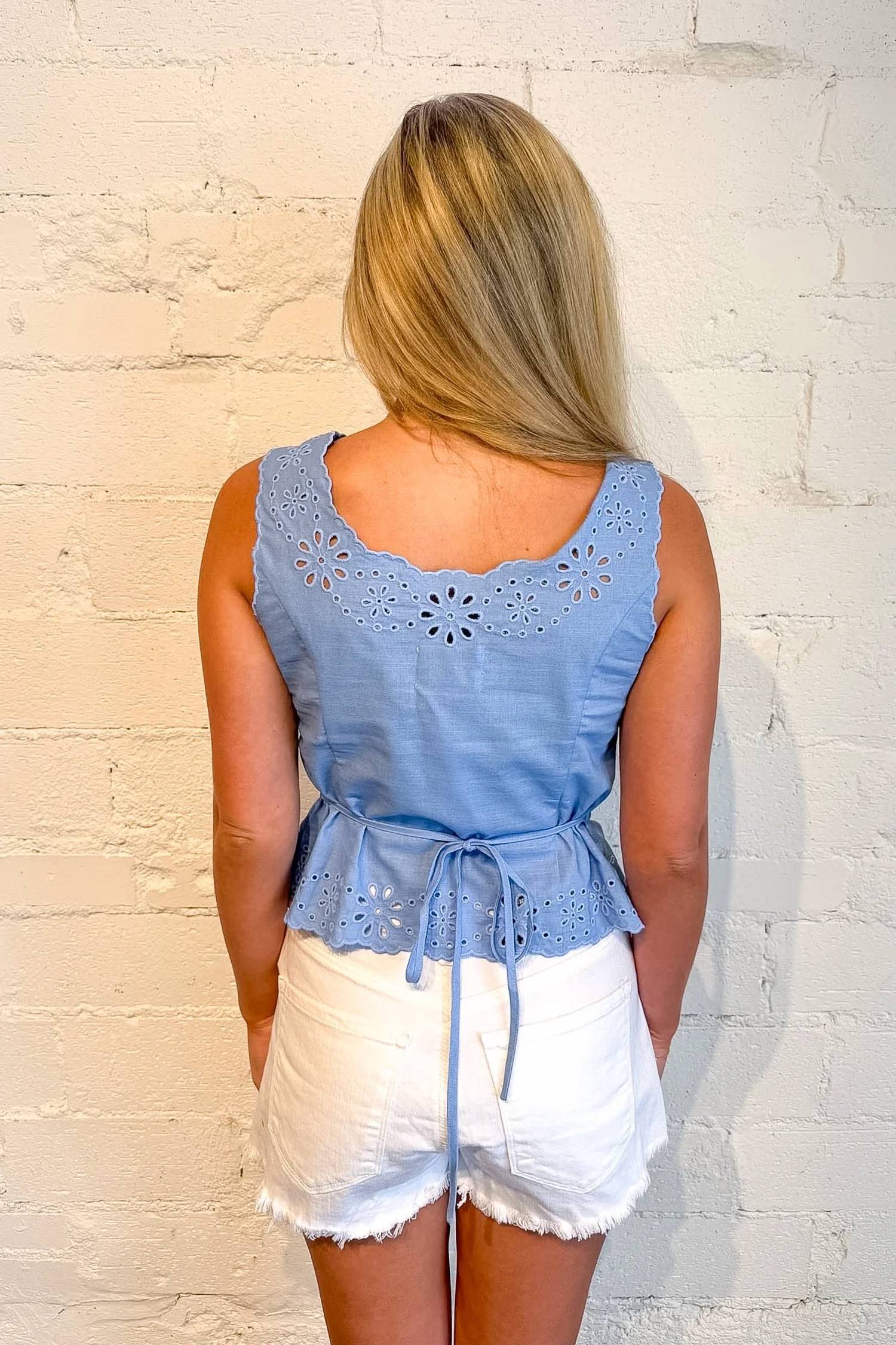 Adeline - Ellie Eyelet Top