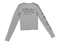 Ed Hardy - Women's Mary Long Sleeve Crop Shirt