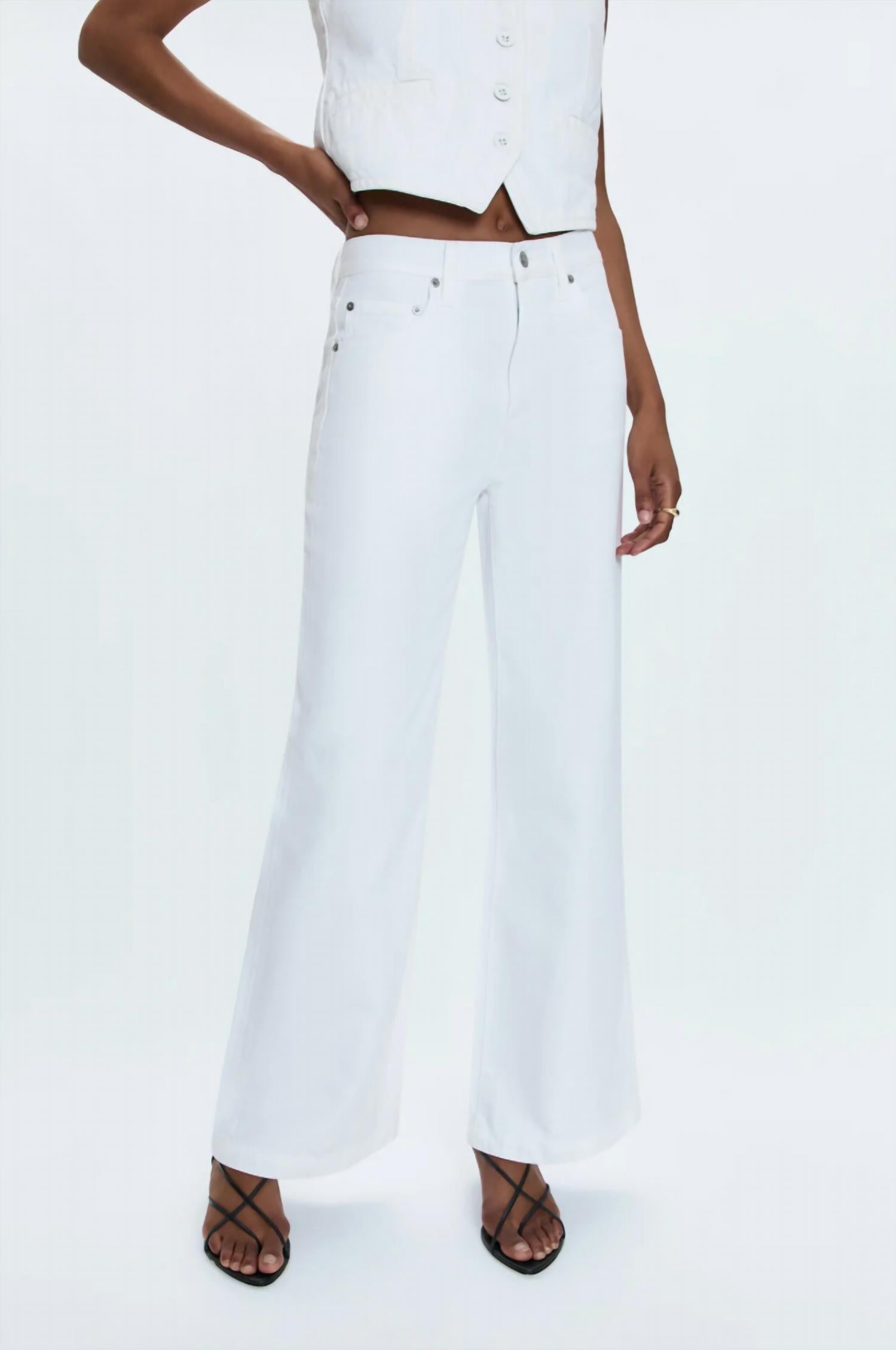 Pistola - Jaydn Low Slung Palazzo Jean