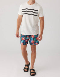 Sol Angeles - Men's Hibiscus Floral Swim Short