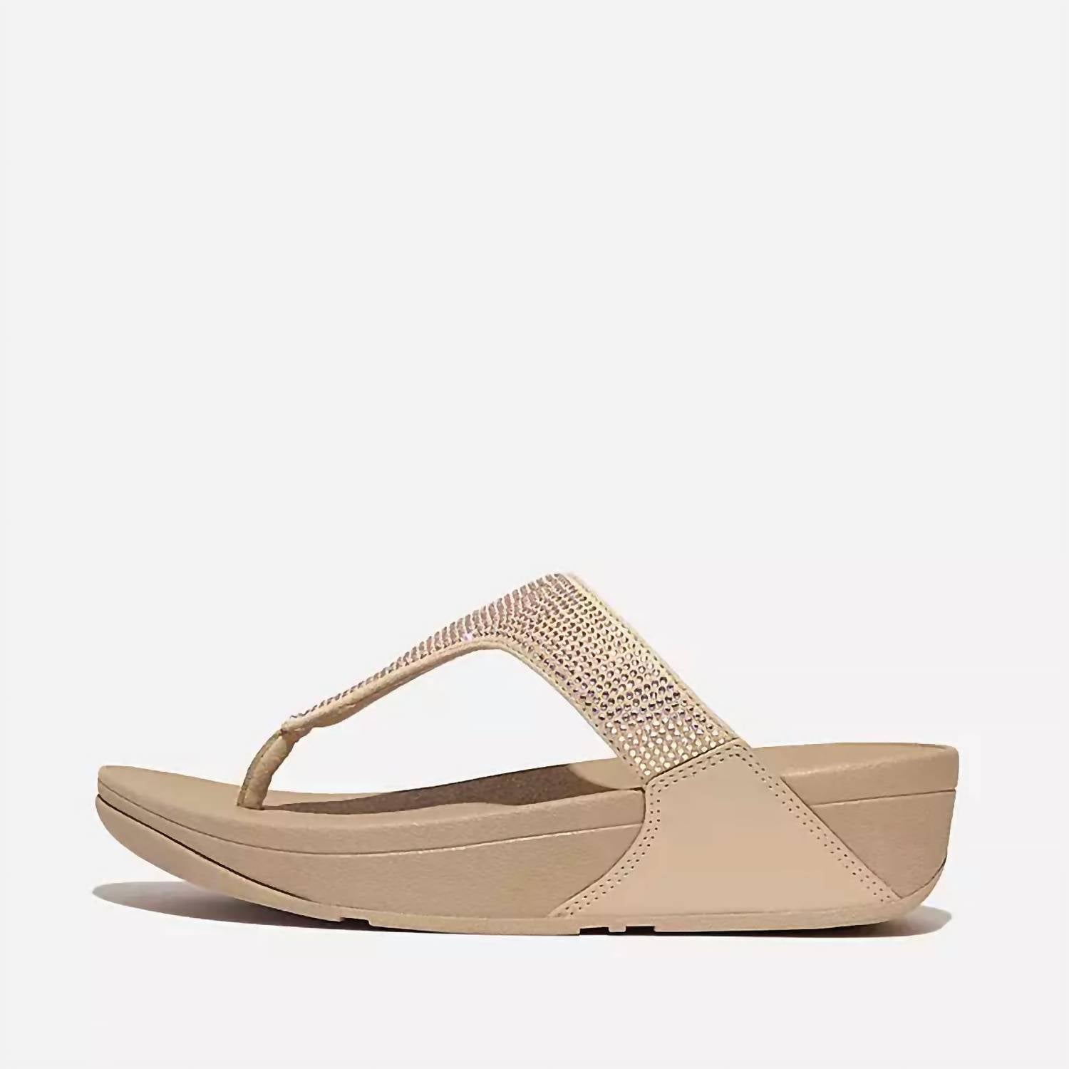 Fitflop - Women's Lulu Crystal Toe-post Sandals