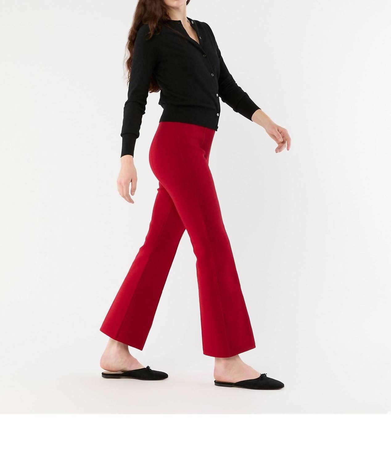 Ann Mashburn Lara Pant in red - women's pants - view 7