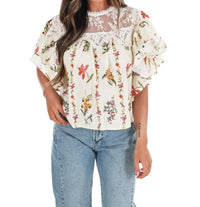Entro - Women's Meadow Muse Floral Top