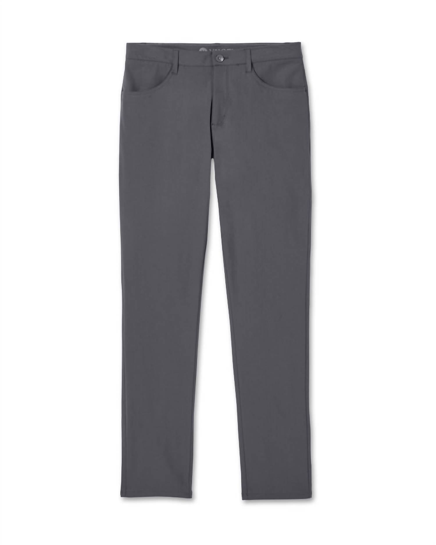 Vuori Meta Athletic Slim Fit Pant in charcoal - men's pants - view 5