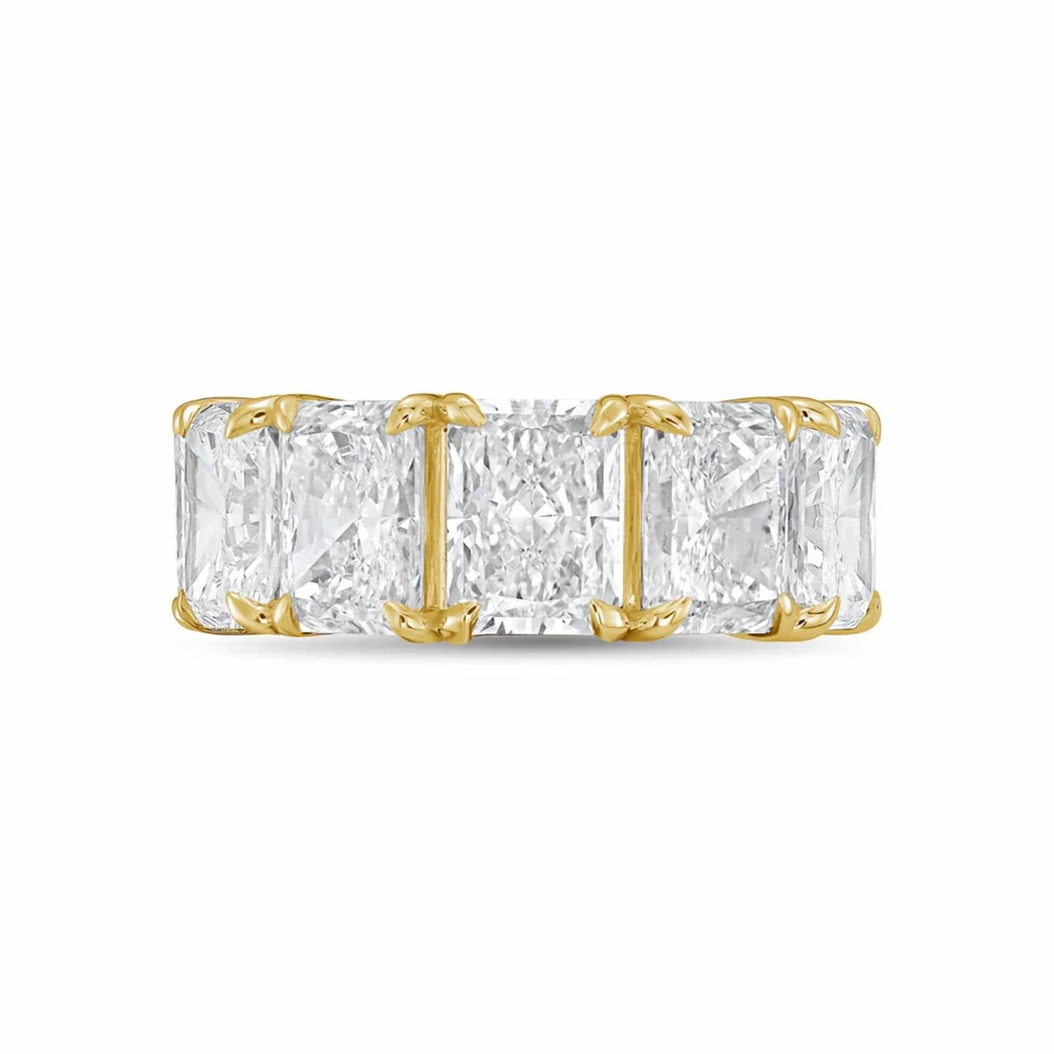 Diana M Jewels - Women's Radiant Lab-Grown Diamond Eternity Band (3.00 Ct) - Signature
