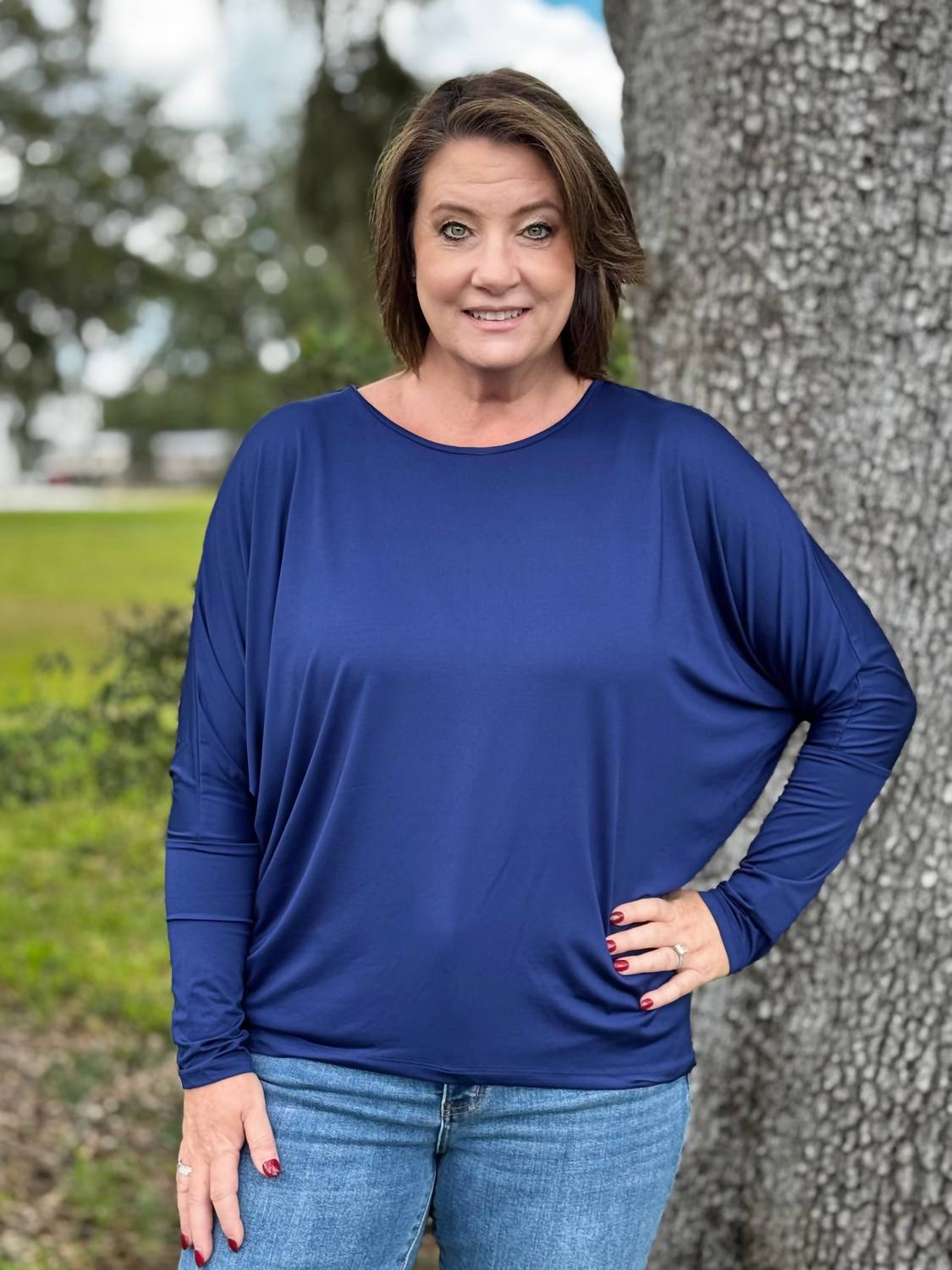 Southern Grace - Carolyn Long Sleeve Top