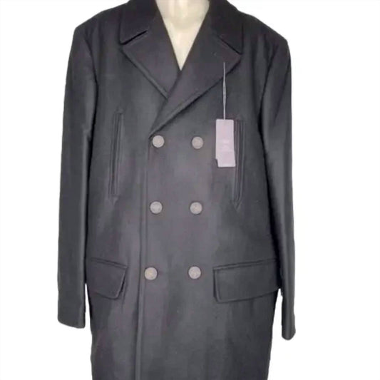 Michael Kors - Men's Double Breasted Wool Blend Overcoat