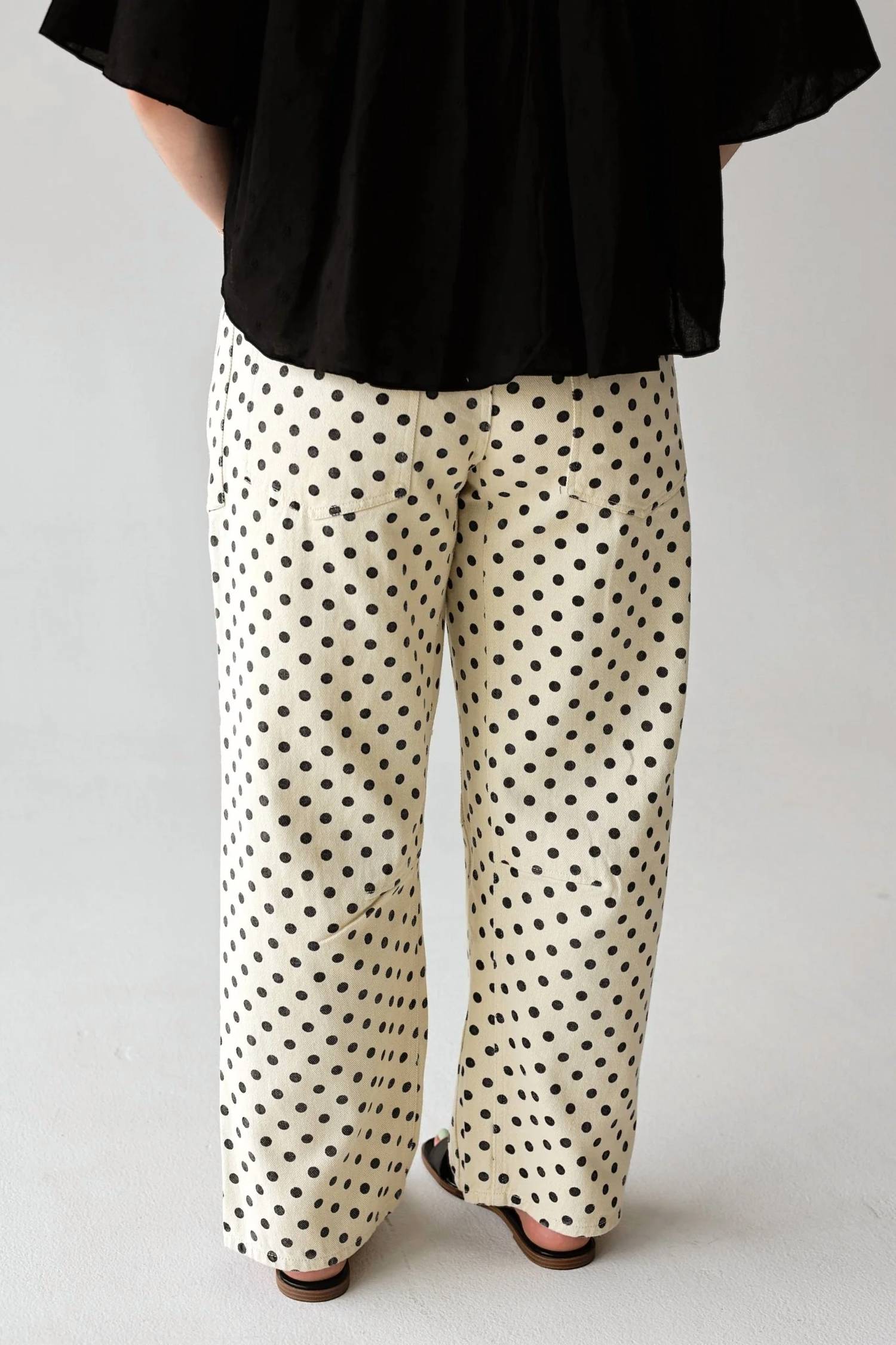 Lovlov - Soft Statement Polka Dot Barrel Pants
