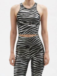 Adidas By Stella Mccartney - Print Cropped Tank Top