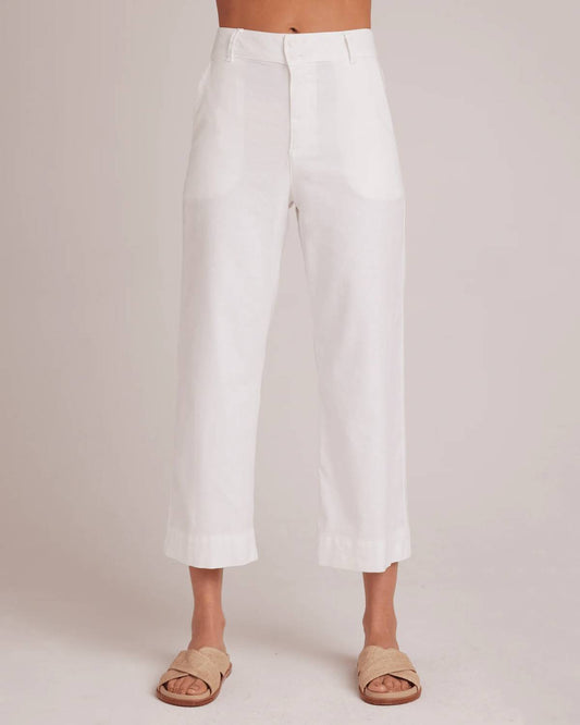 Bella Dahl - Saige Linen Wide Leg Crop Pants