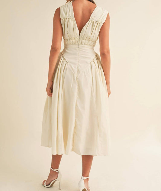 Mable - Ribbon Detail Midi Dress