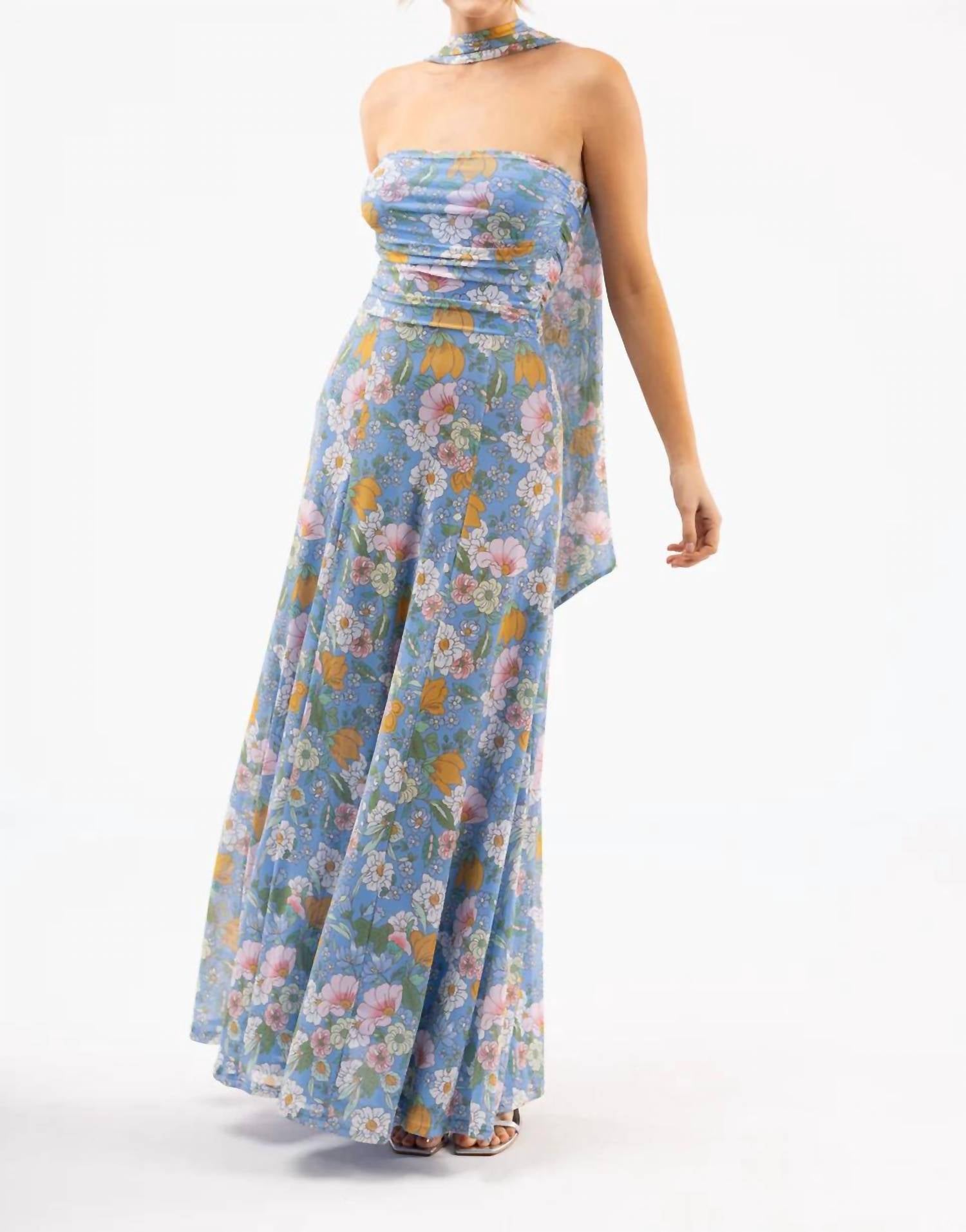 Smith & Quinn - The Esme Strapless Semi-sheer Maxi Dress
