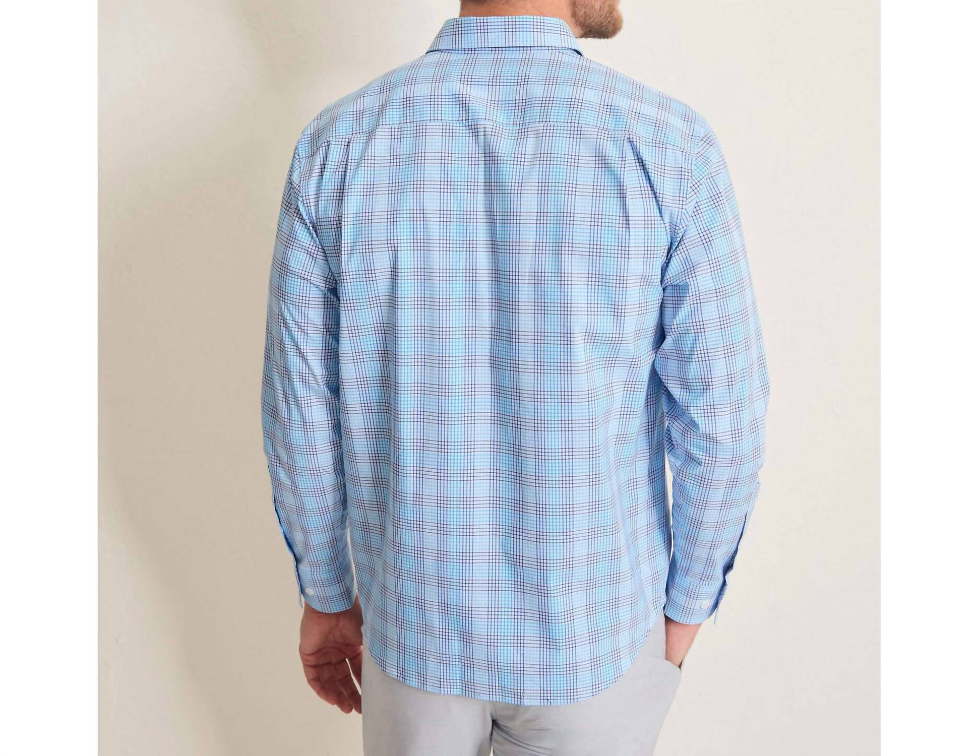 Tommy Bahama - Sarasota Stretch Sea Tide Check Top