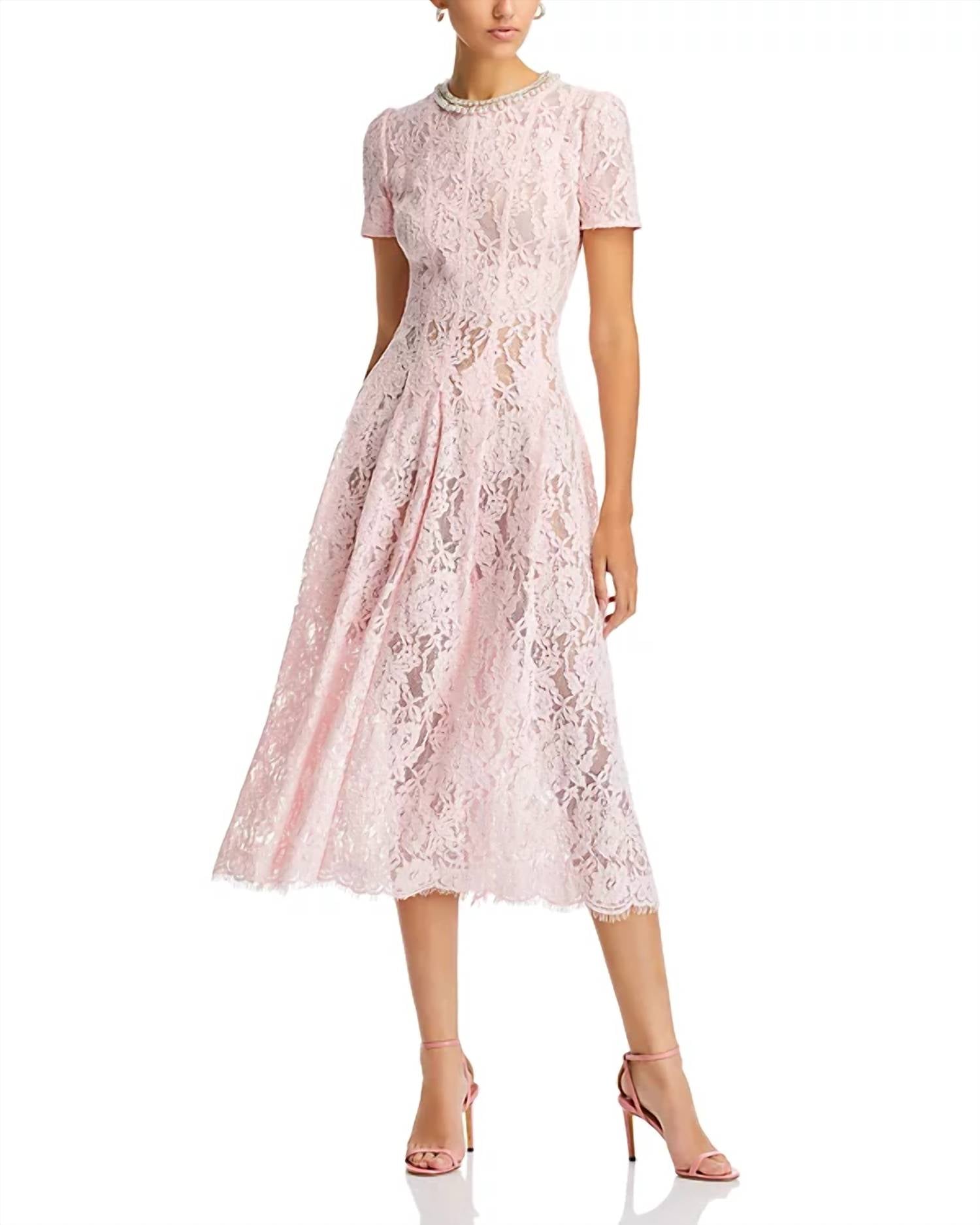 Self-Portrait - Lace Midi Dress