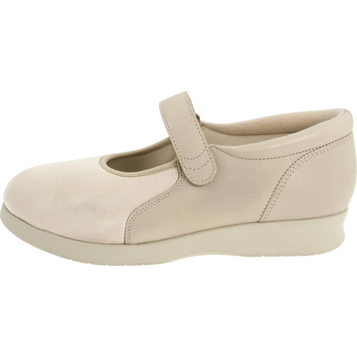 DREW Women's Bloom Ii Mary Jane Shoes in bone stretch - women's flats - alternate view