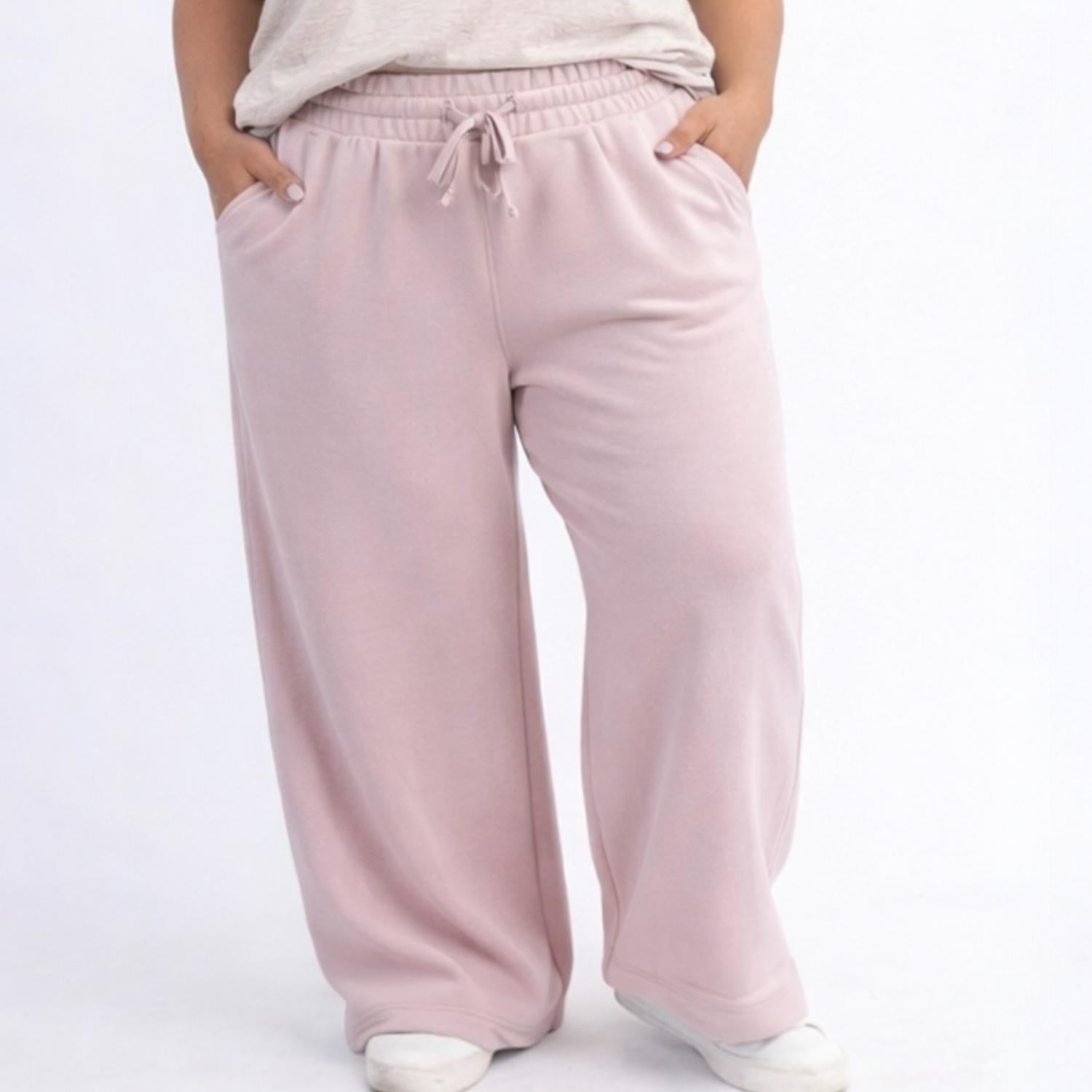 RAE MODE Luxe Curvy Pants in mauve - women's pants