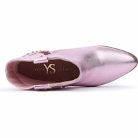 Yosi Samra - Kid's Miss Dallas Metallic Studded Bootie