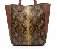 Jen & Co. - Women's Animal Print Bag In A Bag Tote