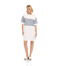 Karen Kane - Stripe Raglan Sleeve Dress