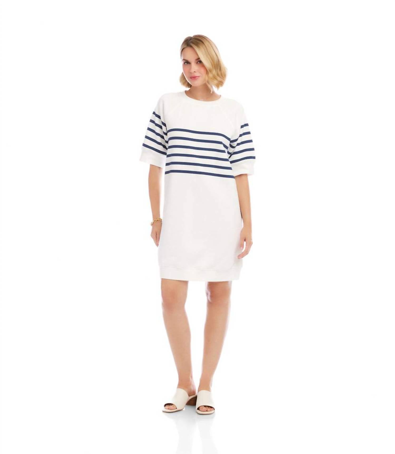 Karen Kane - Stripe Raglan Sleeve Dress