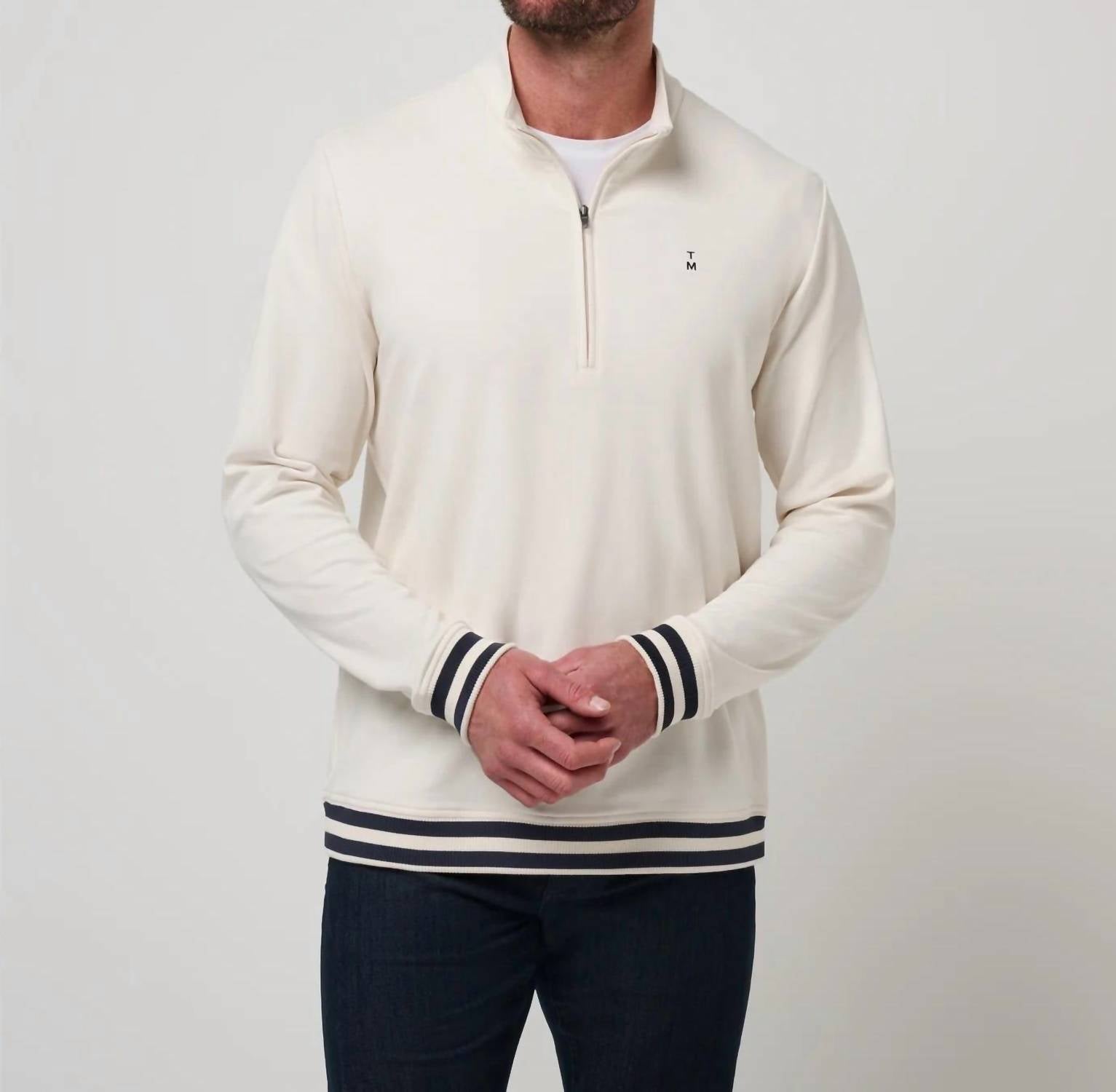 Travismathew - Happier Hour 1/4 Zip Sweatshirt