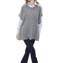 Incashmere - Colored Block Poncho