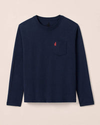 Johnnie-O - Boy's Coastal Way Jr Long Sleeve Pocket T-shirt