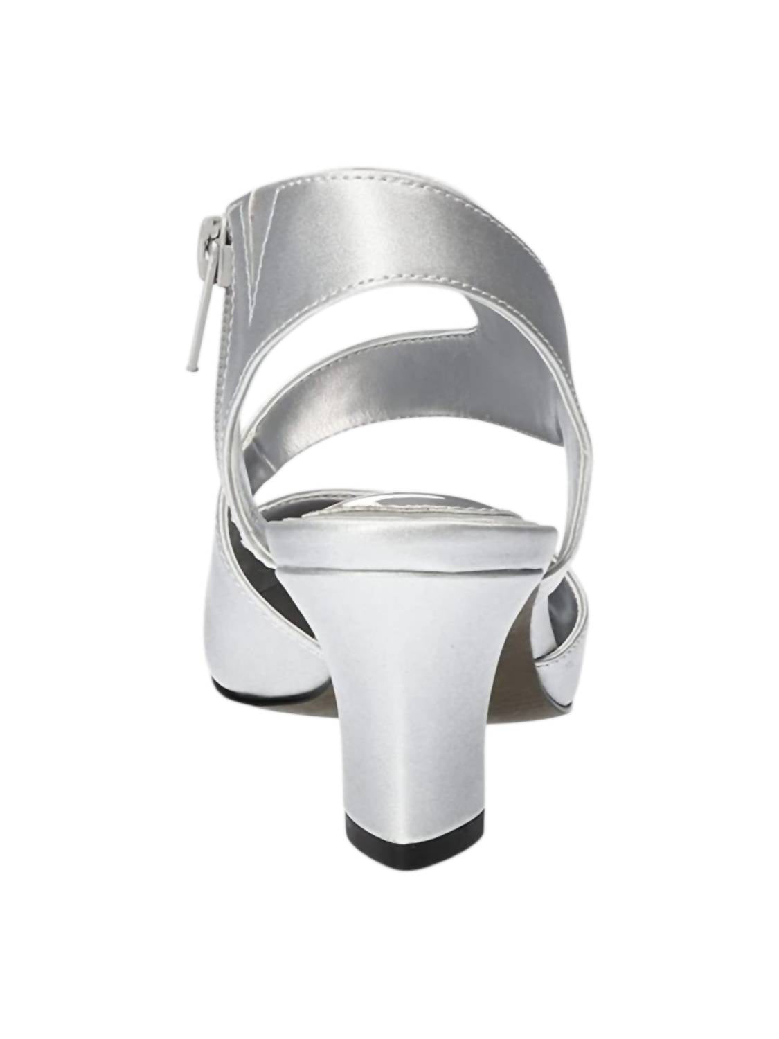 Easy Street Women's Venue Heeled Sandals in silver - women's heels - view 5
