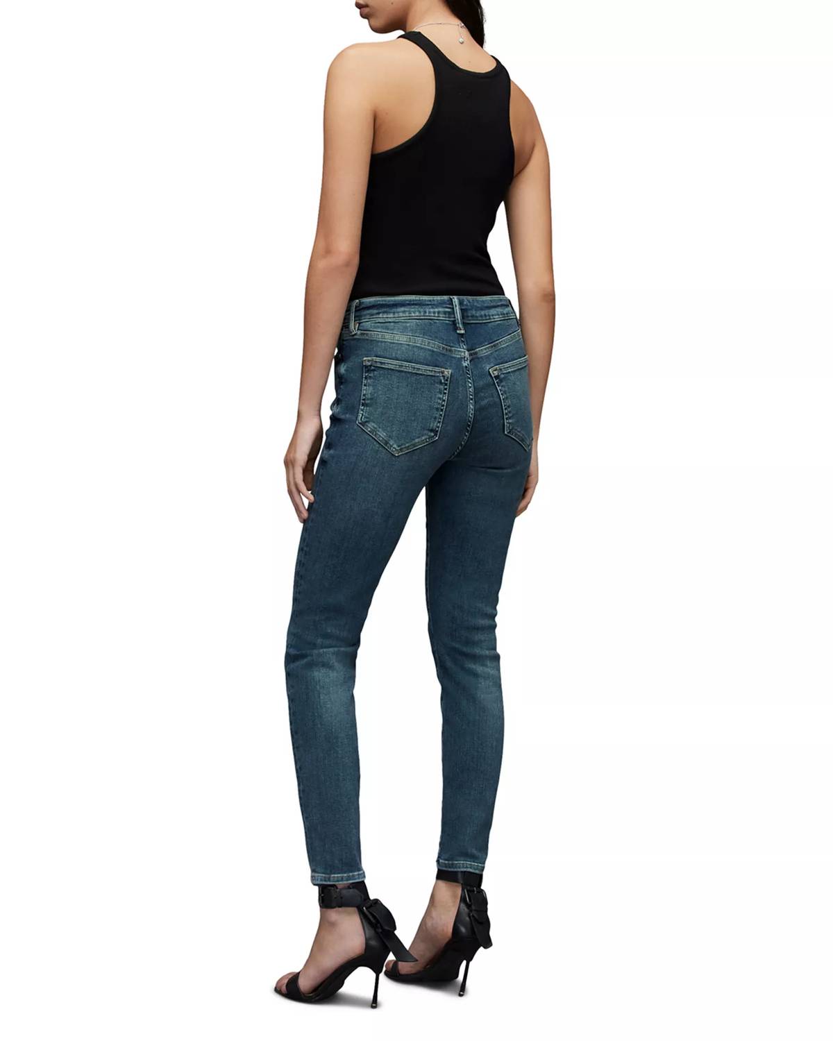 Allsaints - Miller Mid-rise Skinny Leg Jean